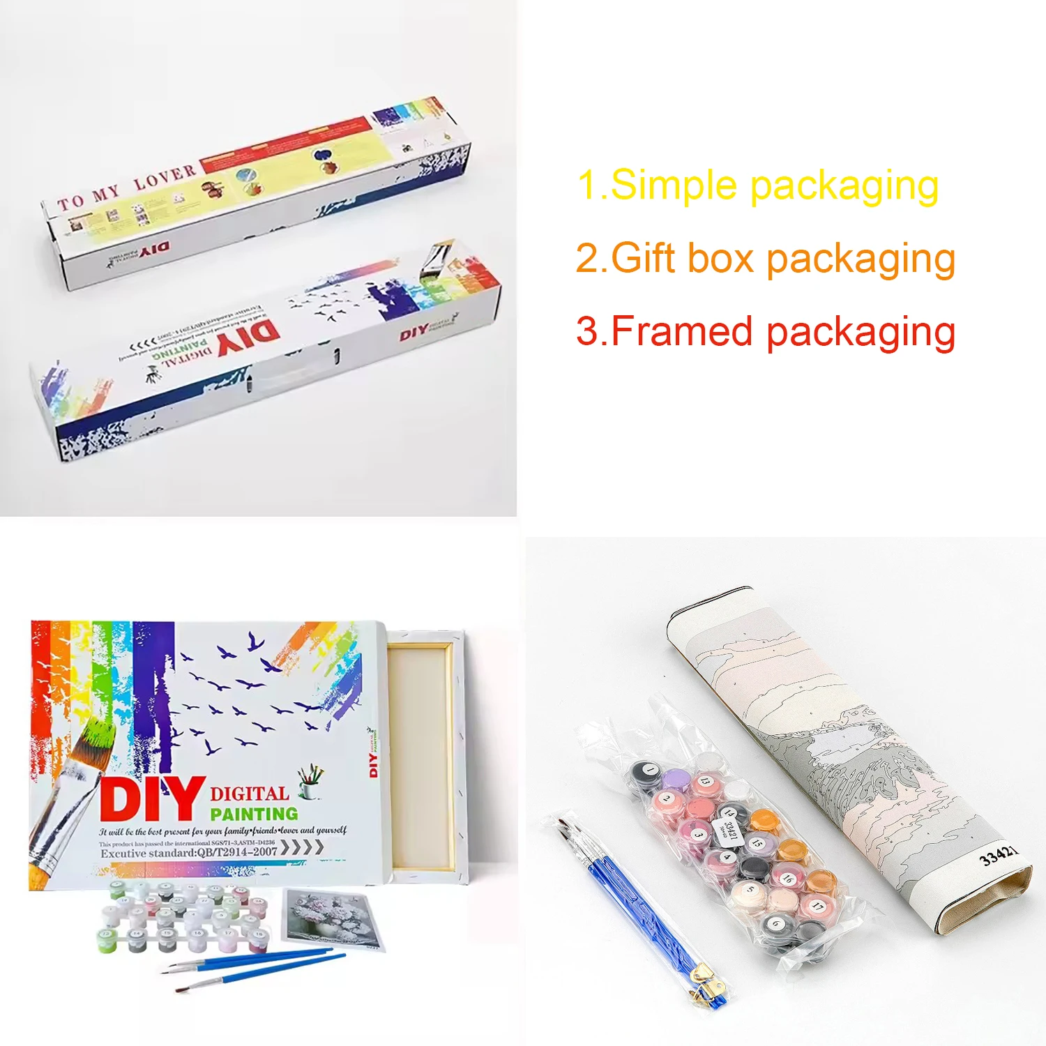 Custom Paint by Numbers Kits Adults Kids DIY Oil Painting Flower Animal Anime Landscape Portrait Picture Photo Wall Art Decor