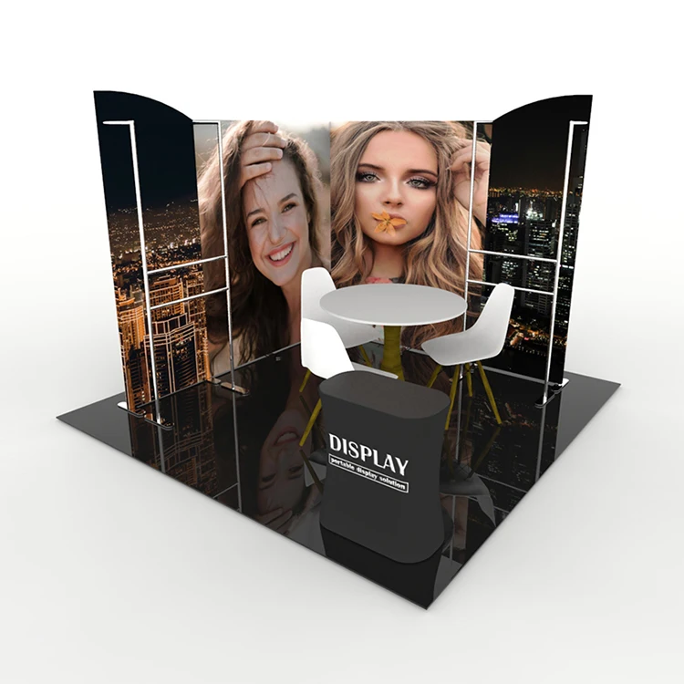 Hot sale new customized size display 3x3 exhibition booth solution
