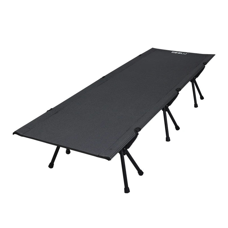 Outdoor camping bed adjustable height Sleeping Cot folding camp bed