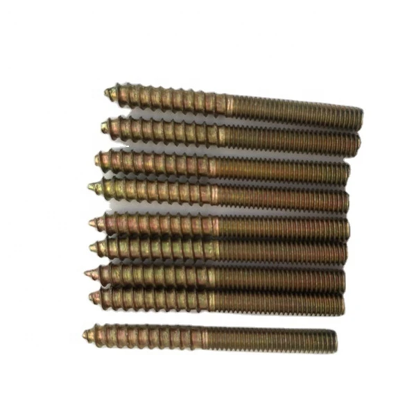 Болты-вешалки болты с двойной головкой Самонарезающий винт для метчиков ручки мебели оцинкованная углеродистая сталь M4 M5 M6 M8