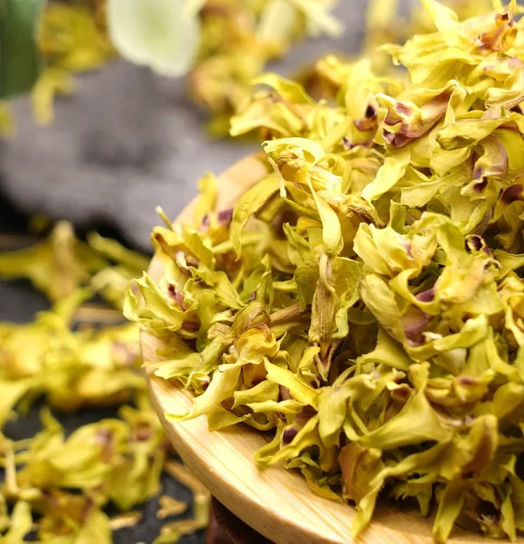 Shi Hu Hua  Dried Dendrobium Flower  Herb Tea