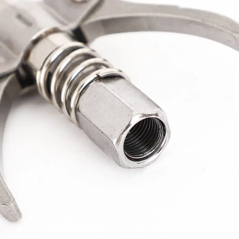 Best Selling Quick Release Grease Gun Nozzle Coupler 12000Psi Spring Loaded Grease Gun Coupler For All Grease Gun Fitting