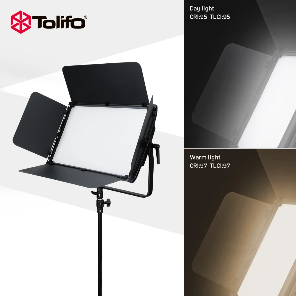 Guangdong Tolifo Professional Audio Video Lighting Bi color LED Photography Studio Panel Light