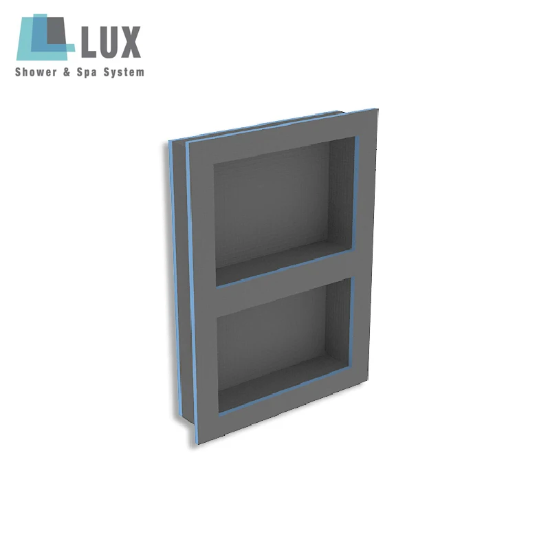OEM design XPS shower box recessed shelves shower system niche