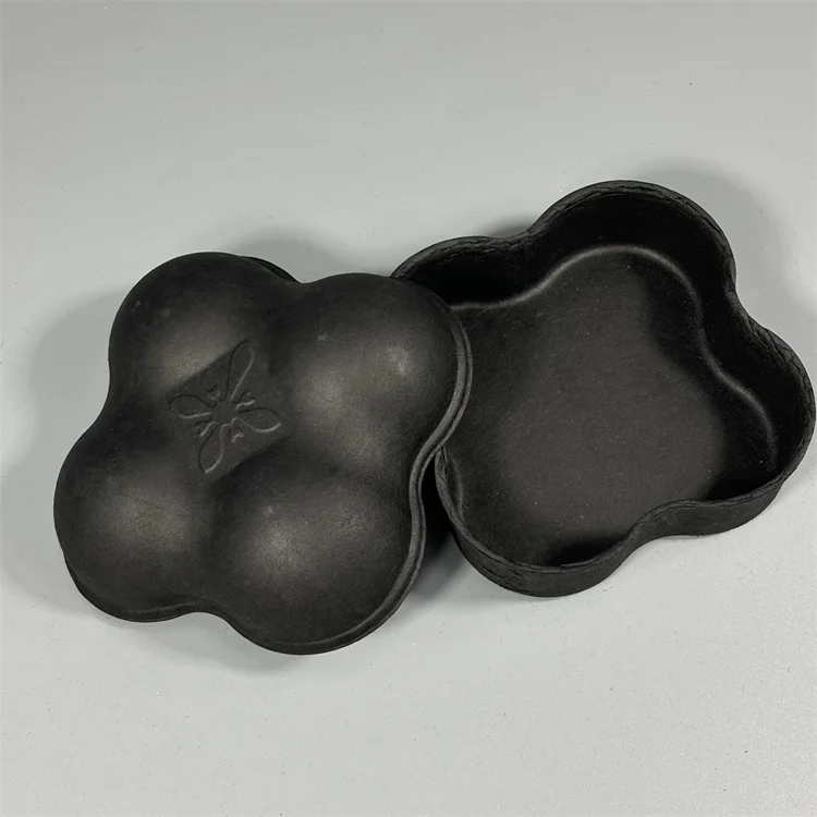2025 high-quality eco- friendly pulp packing jewelry storage gift box customization fiber molded paper packing tray recyclable