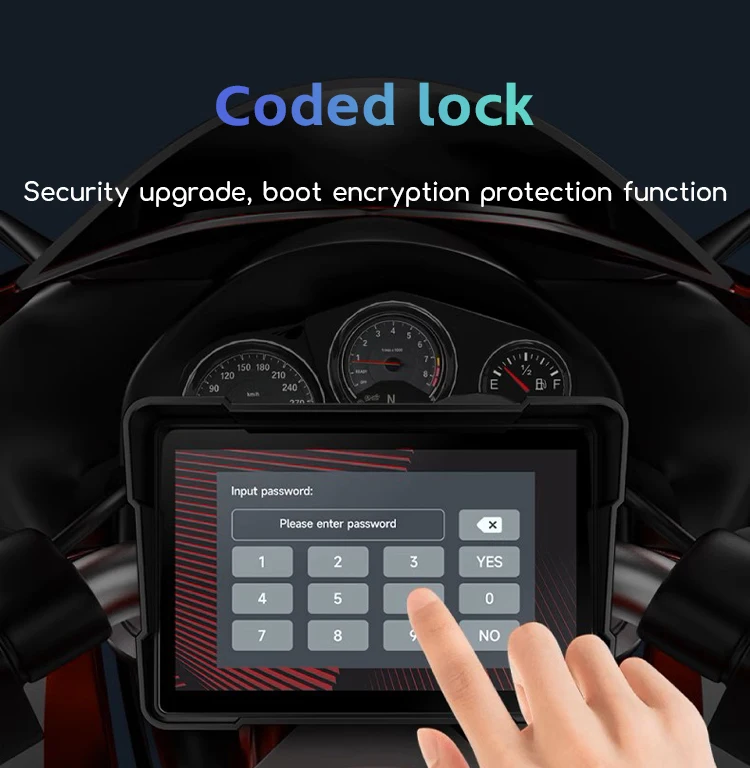 Zmecar 5 Inch Ip67 Waterproof Motorcycle Screen Car Play Wireless Carplay Android Auto Motorcycle Navigation System