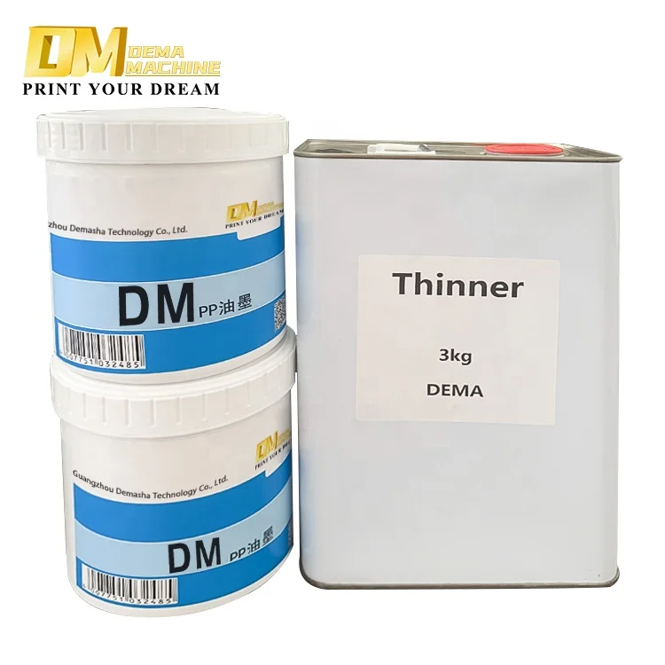 DM PVC PP PET ink water transfer printing Eco-Friendly screen printing Ink for plastic bottle