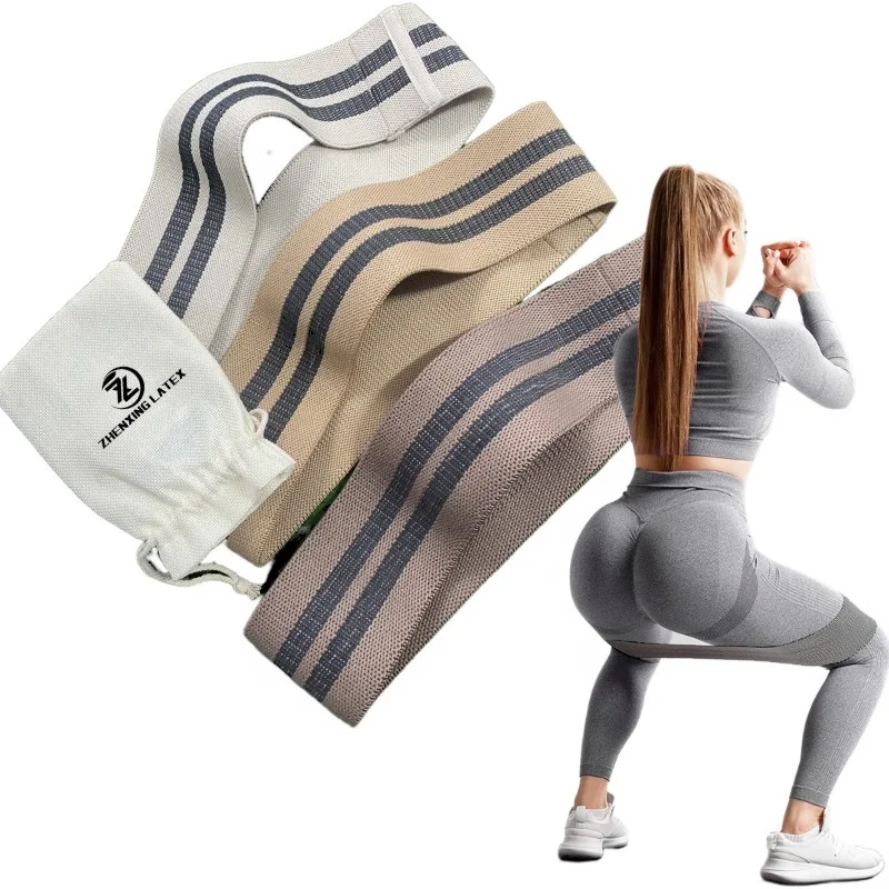 Женские Глют полосы попой ню зарядки фитнеса с полосы коричневого цвета из эластичного хлопка для маленьких девочек и мальчиков; Телесный цвет; Нескользящие носки в стиле «хип комплект эластичных лент