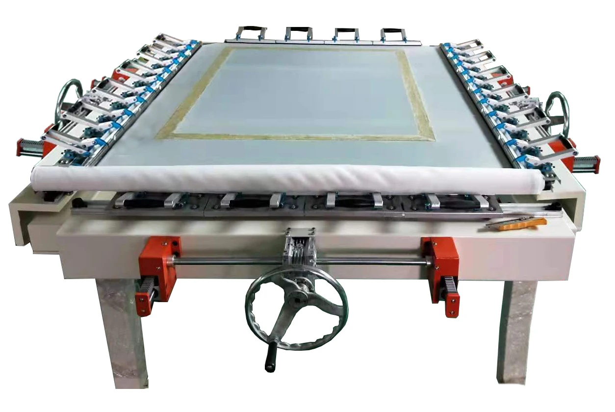 Silk Screen mesh Stretching Machine manual silk screen stretching machine Large Size Pneumatic Mesh Stretching Machine