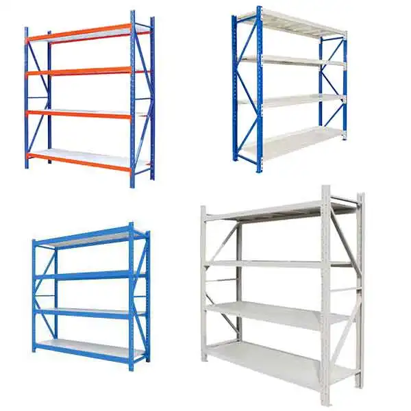 100 500Kg Warehouse Shelf Racks 4 Tiers Customized Heavy Duty Metal Industrial Racking Metal Multi Use Storage Rack System