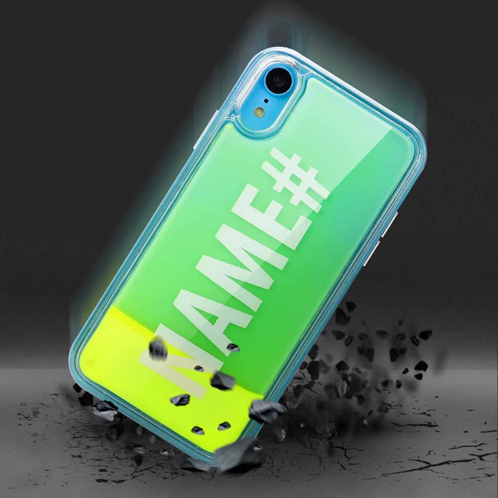 Liquid Luminous Glitter Quicksand Luxury Customize Cell Phone Cover Glitter Mobile Case for iphone 13