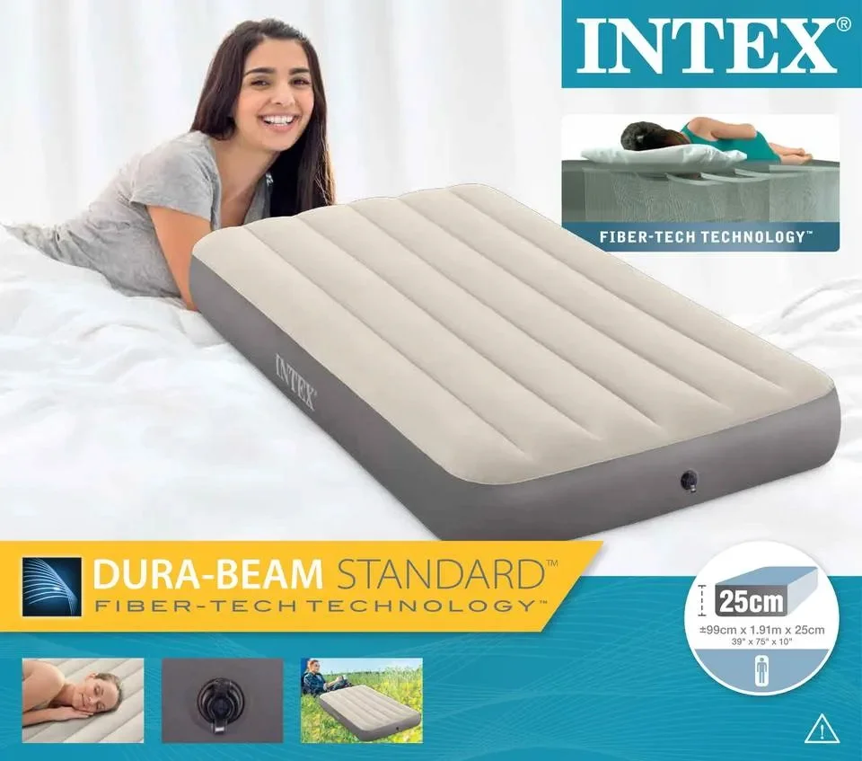 INTEX 64101 TWIN DURA-BEAM SERIES SINGLE-HIGH AIRBED
