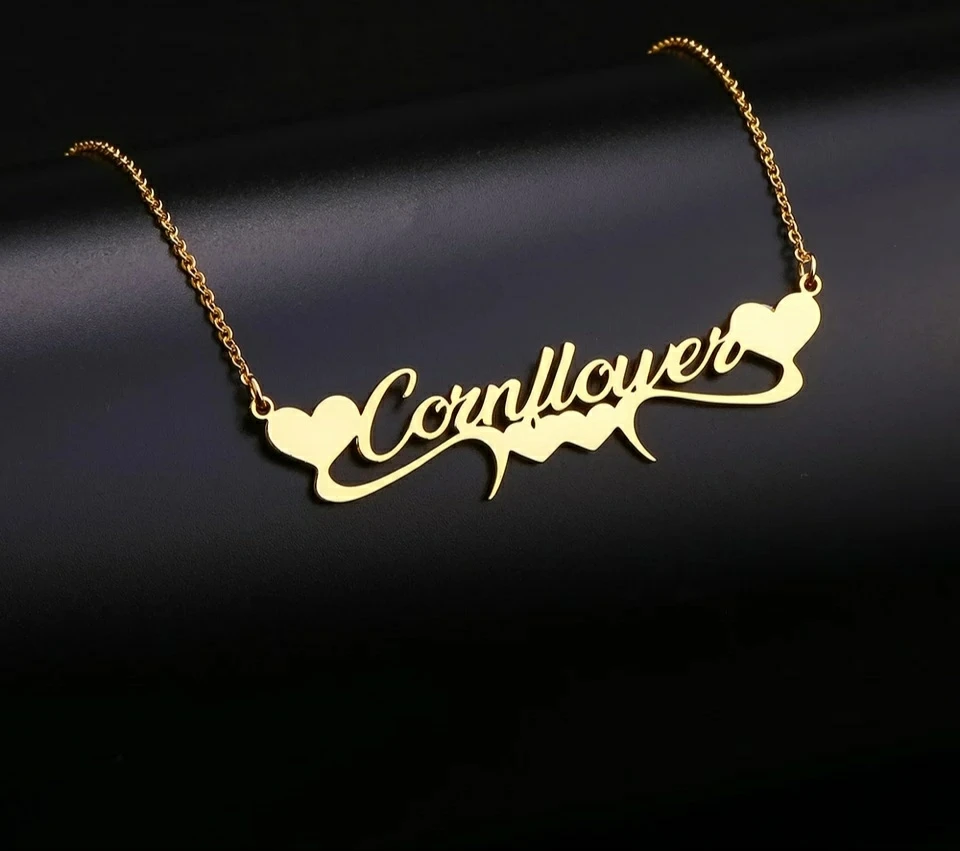 Best Special Gift For Mom Collier Femme Personnalisable Custom Name Women Fashion Accessories Stainless Steel Letter Necklace