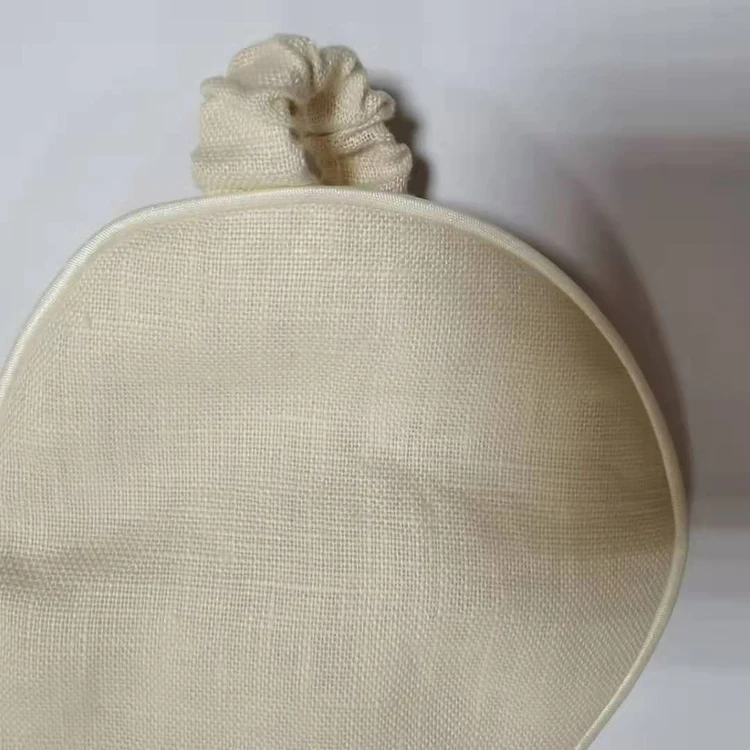 luxury natural cotton linen eye mask