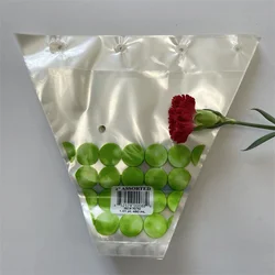 Promotional fashion style waterproof plastic flower bouquet bag exquisite packaging bag