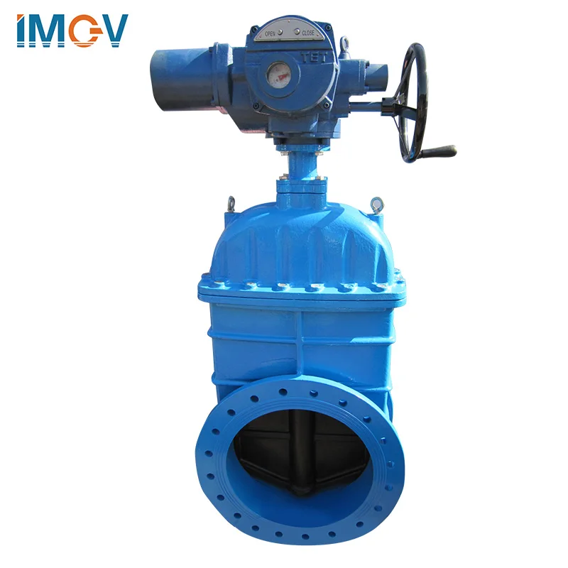 F4 F5 DN400 Electric Actuator flange gate valve