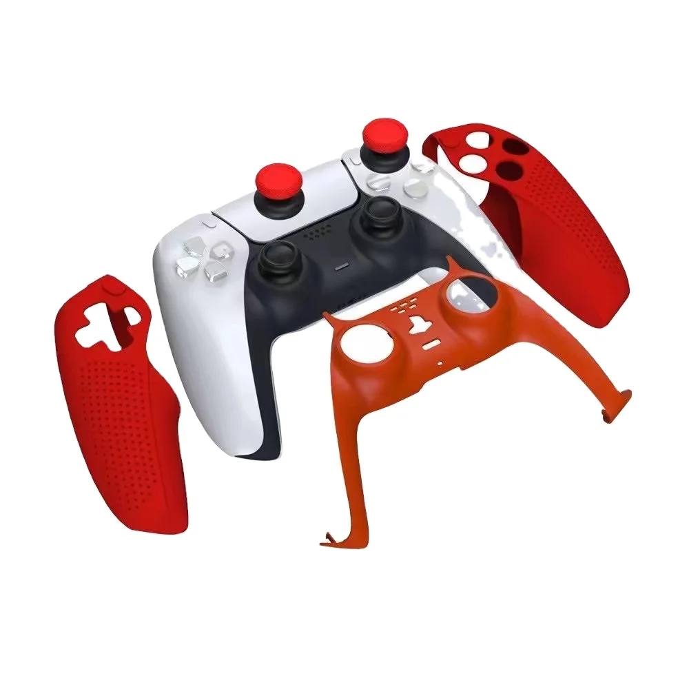 6 IN 1 Decorative Trim Shell for PS5 Controller DIY Replacement Clip Shell Custom Plates Cover for Playstation 5 Controller