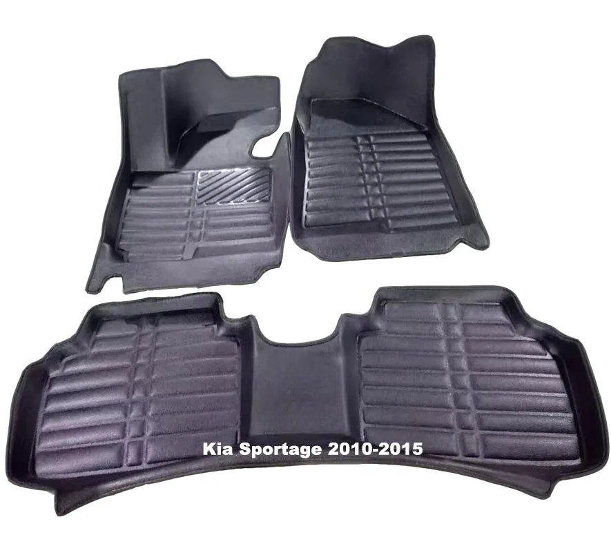 Waterproof Wire Loop Rubber Matting Soul Borreed Car Carpet Floor For Kias Cadenza for Sportage