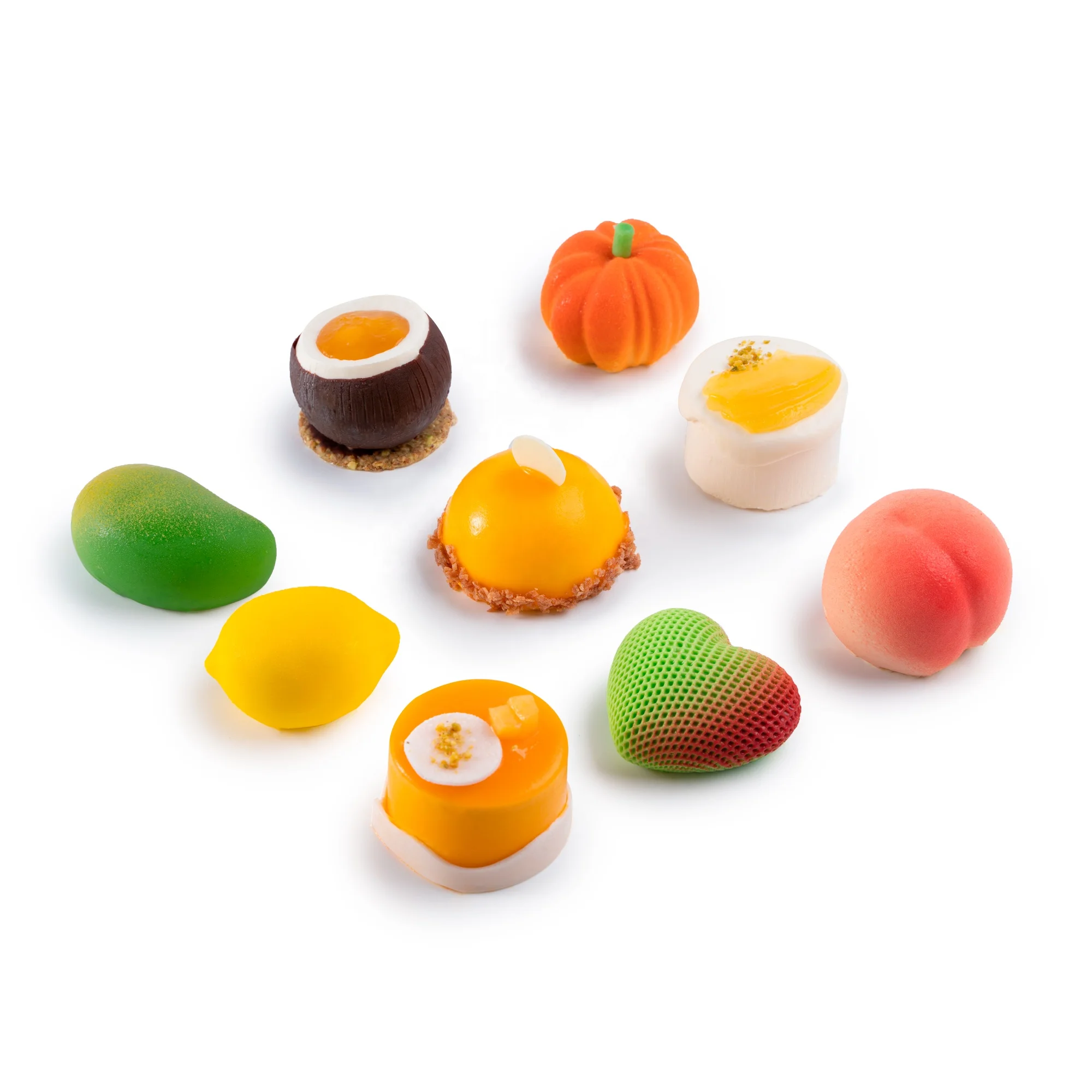 Calamondin Kaffir lime frozen mango cakes lemon cakes fresh sliced Pineapple peach cakes fast delivery