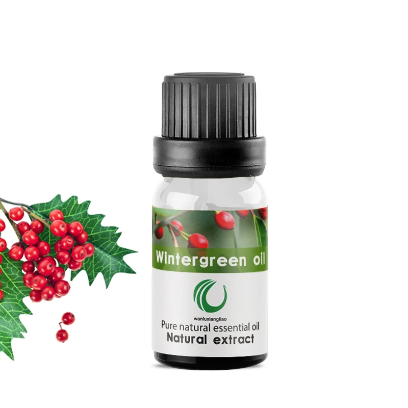 100% Pure Wintergreen Oil Aromatherapy  Steam Distilled Essential Oil For Muscle Relief & Aromatherapy Diffusion Body Care