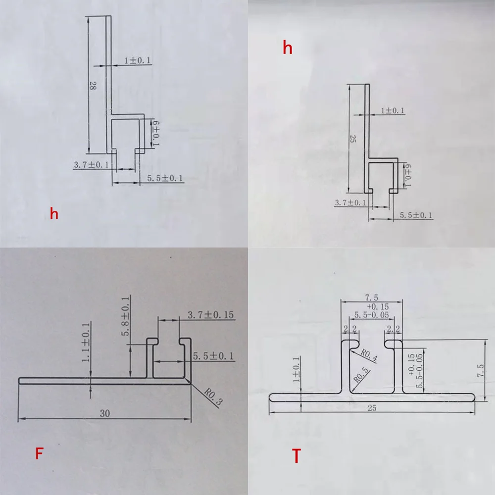Customized aluminum nylon h l f type window frame door channel sealing cleaning dust-proof weather strip brush