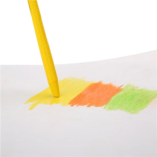 3d finger colorful super  plastic crayons for kids stationery set with 10 colors