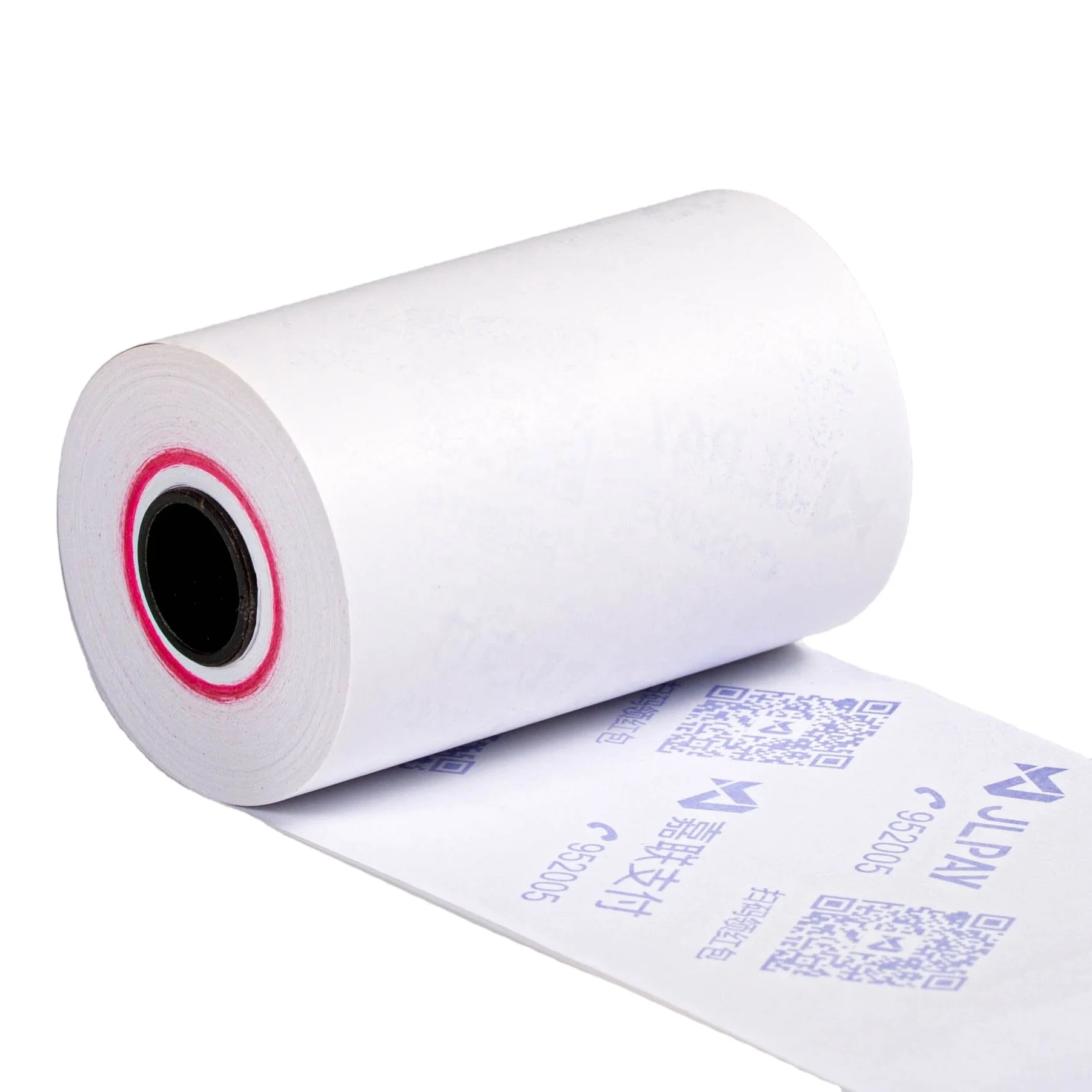 Wholesale Cash Register Thermal Paper Rolls 80*80mm 48 gsm 90 meters Plastic Core Bpa Free