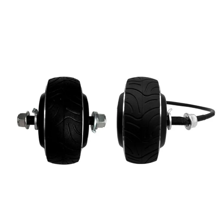 ZLTECH CE IP54 4 inch 24V 2N.m 100W 450RPM BLDC waterproof electric drive brushless wheel servo hub motor for delivery robot