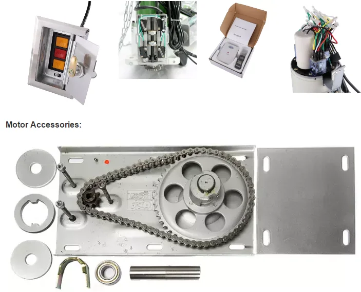 roll up garage door motor installation electric Roller Shutter Door Opener for motor porta automatica