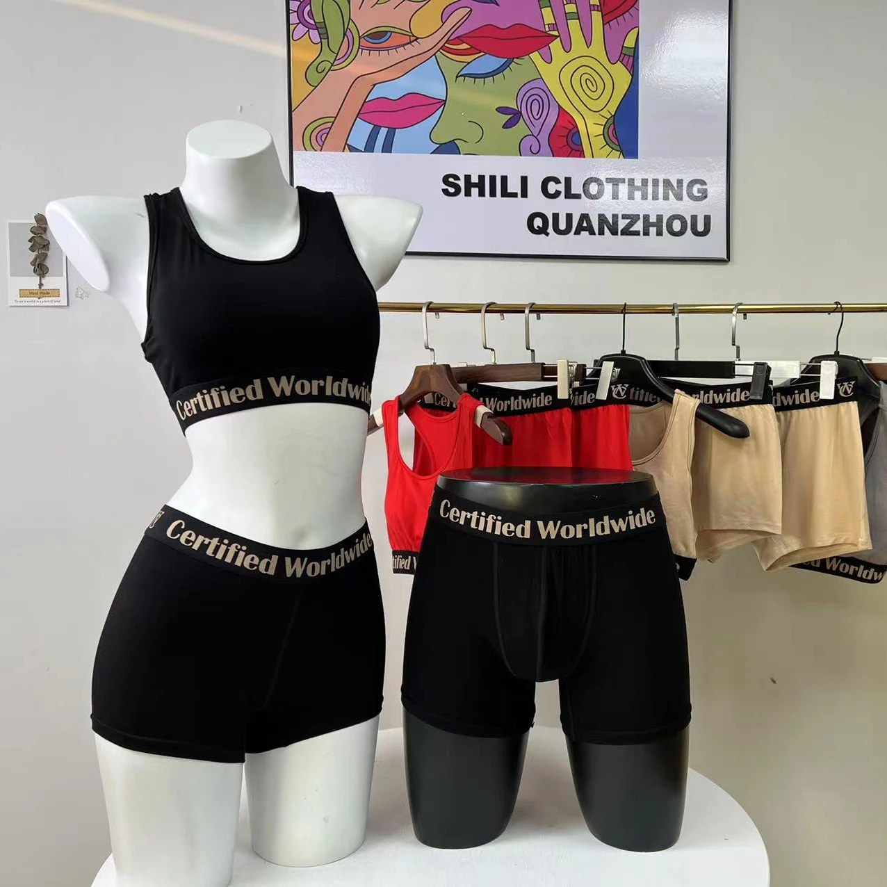 custom logo on band Underwear For Man Classical Cotton Boxer Brief shorts Male Basics Boxer Briefs