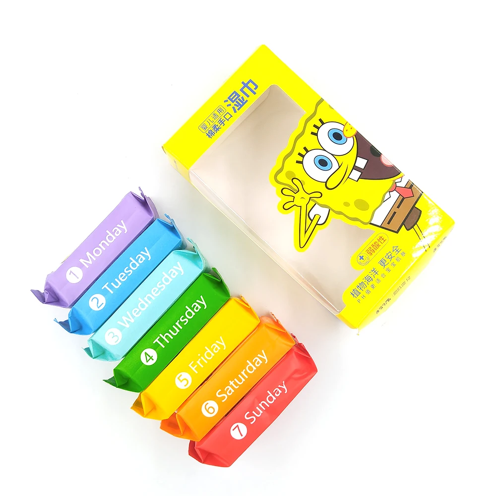 wholesale baby wipes wet cleansing hand wipes for face 8 pcs mini wipes