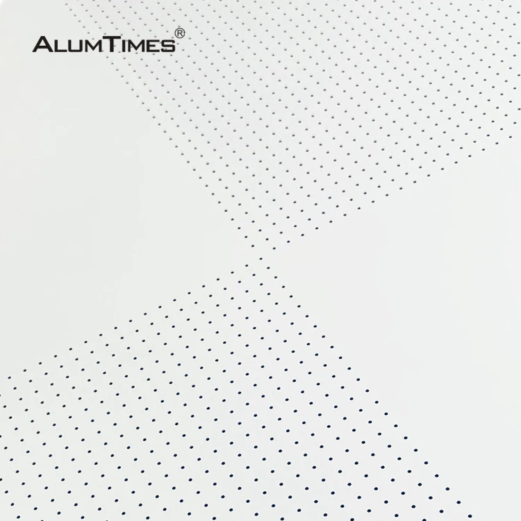 Alumtimes Aluminum Decorative Material Ceiling  Plafond Decor Perforated Panel Ceilings  600X600