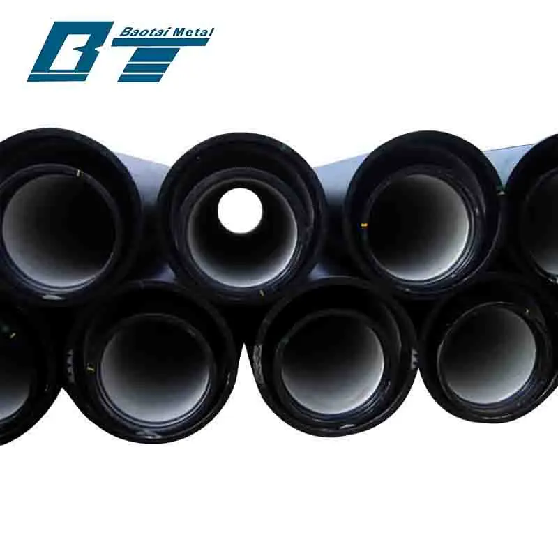 1400mm 1200mm 1000mm Top Quality ISO2531 Socket Spigot K7 K8 K9 Cement Lined Class C25 C30 C40 Ductile Cast Iron Dci Pipe