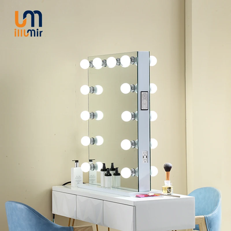 ILLUMIR CE Hollywood Makeup Vanity Mirror Led With Light Bulbs  For Barber Shop Beauty Salon Station