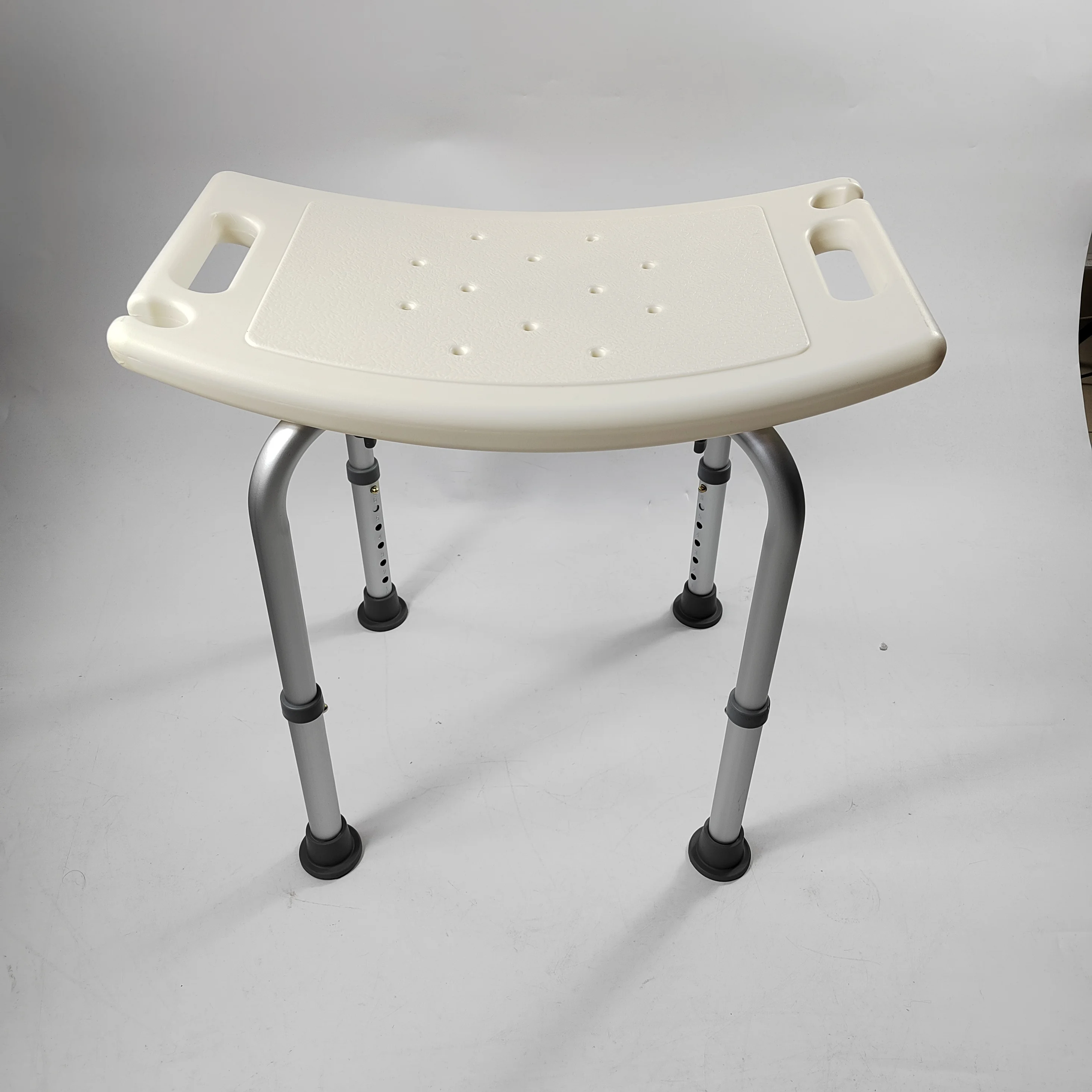 Adjustable Bath Stool, Shower & Bath Chair, Bath Seat Medical Tool Free Shower Bench for Elderly, Senior, Handicap & Disabled