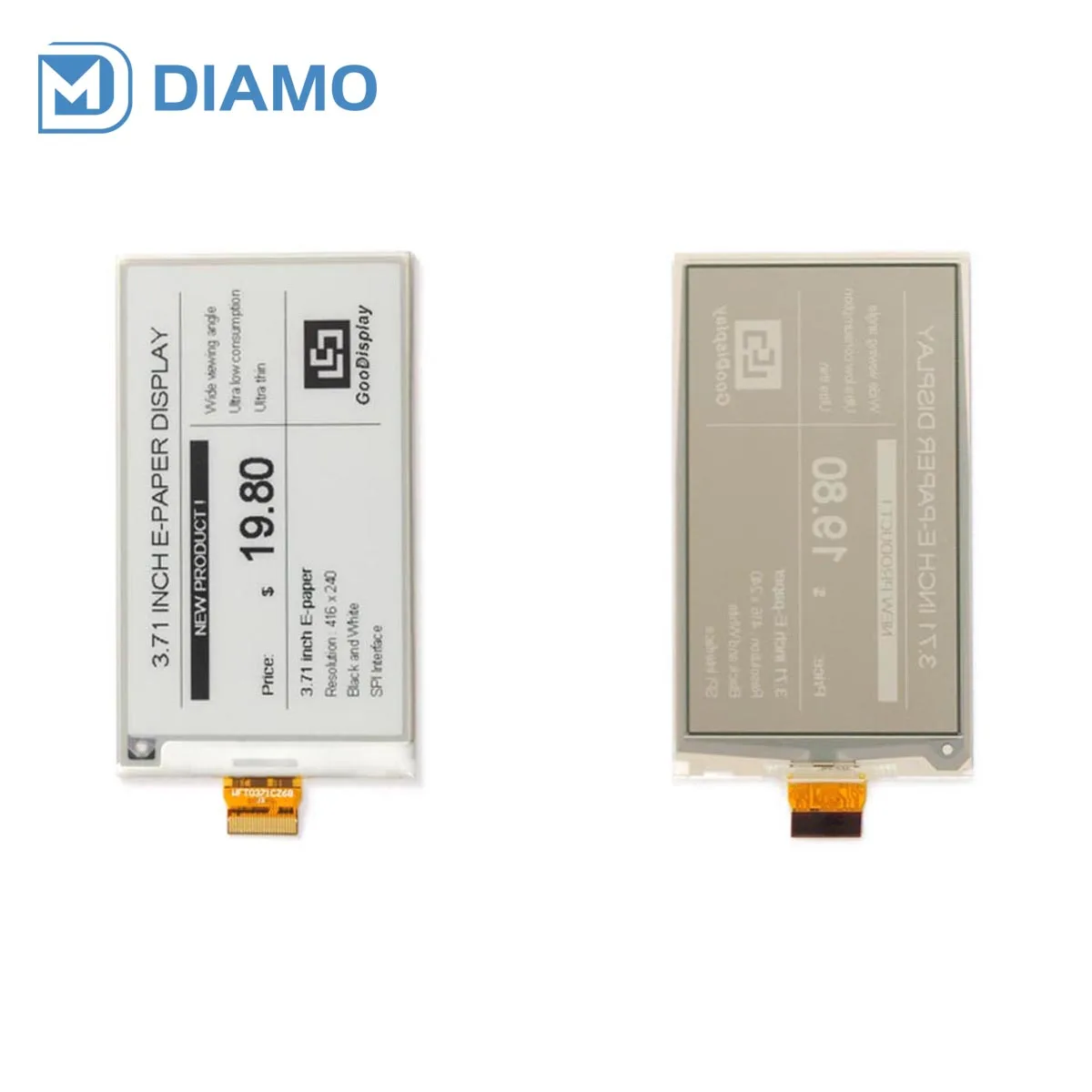 3,7 дюймовый e-ink дисплей SPI e paper tablet touch screen GDEW0371W7