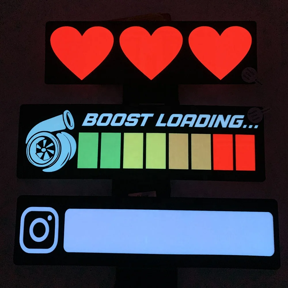 5 Stars Wanted Led Light-Emitting Window Sticker Windshield Sticker Jdm Decorative Car Accessories revoke automotive panel led w