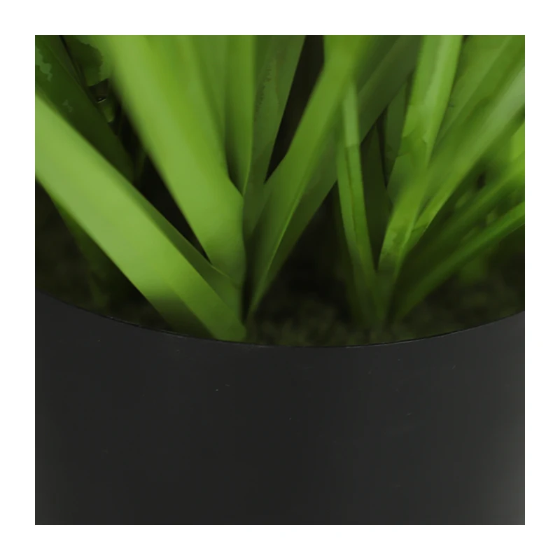 CC Artificial Colorful Plants Silk Green Onion Grass Potted Flower for Garden Home Indoor Decoration 037