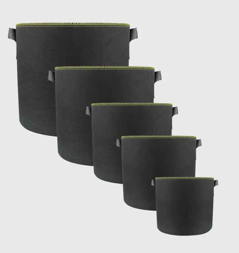 1-400 Gallon Nonwoven Fabric Wholesale Grow Bags 1 2 3 5 7 10 Gallon Grow Bag Sale