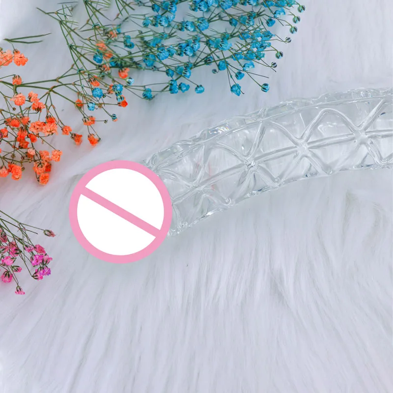 Fully Stocked Sex Toy Extra Long Pyrex Crystal Glass Anal Plug Dildo