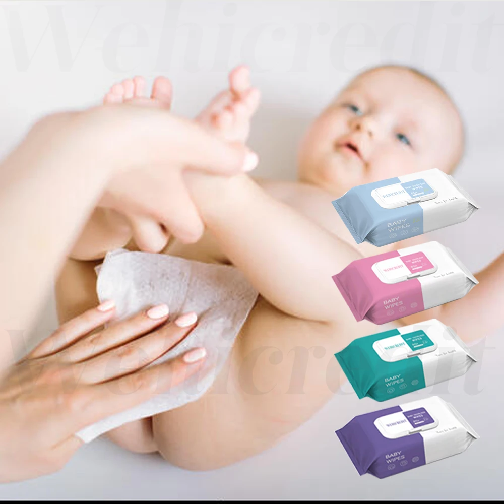 80 120 pcs OEM price cheap eco single pack mini custom logo organic raw material manufacturers food wet tissue warmer baby wipes