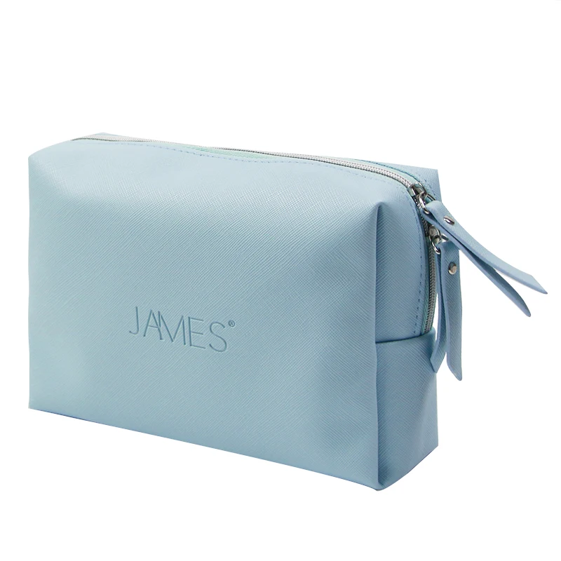 New Arrivals Waterpoof  PU Leather Cosmetic Organizer With Handle Travel Storage Pouch Zipper Cosmetics Bag Toiletry Bag