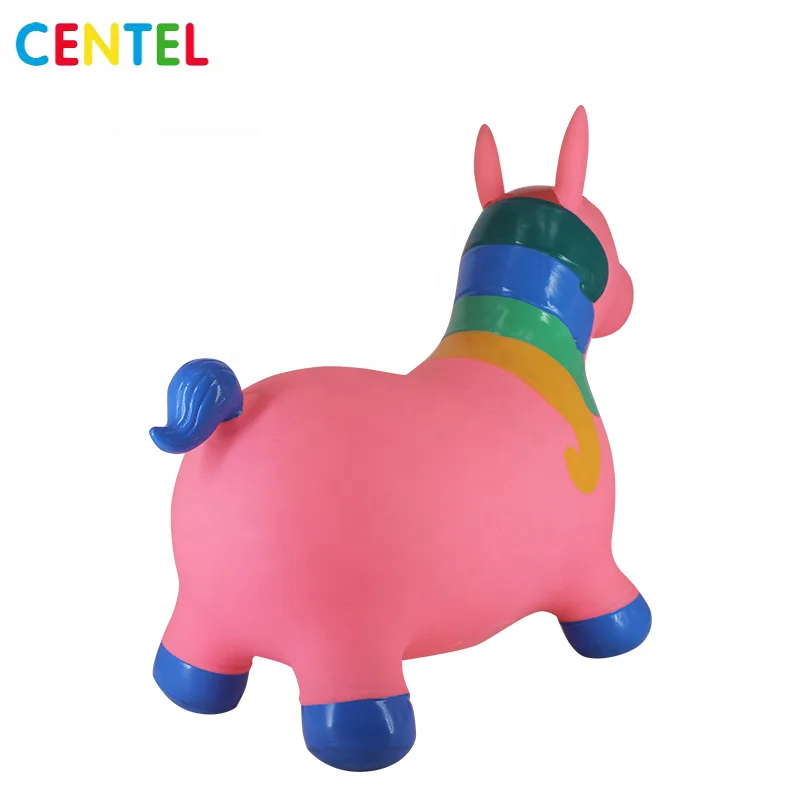 
Unicorn inflatable space hopper ride-on bouncy pony horse 