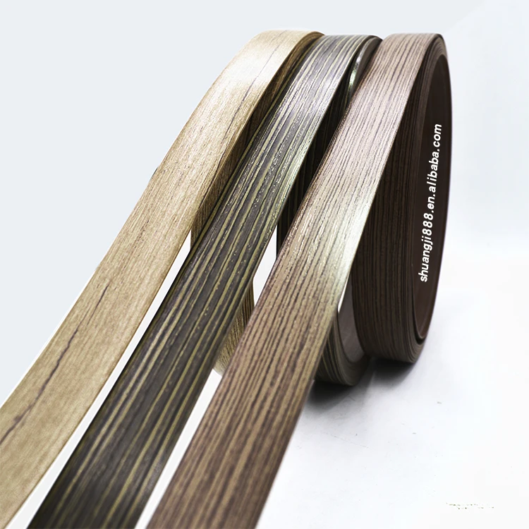 1*22mm /1*44mm/1*65mm Oak/Wenge/Ivory wood grain furniture edge banding tape