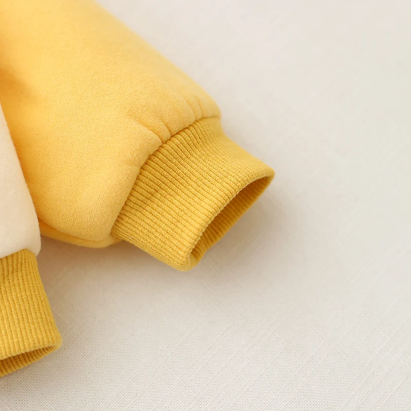 
Baby hoodie long sleeve winter long sleeve three-dimensional sticking embroidered cute unisex clothes 