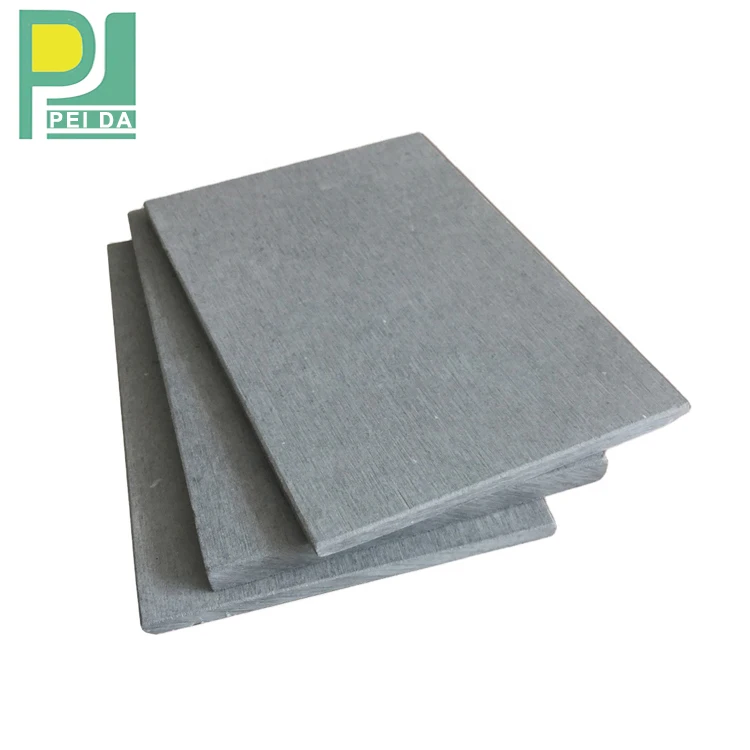 9mm Durable Wall Cladding Fiber Cement Board in Grey