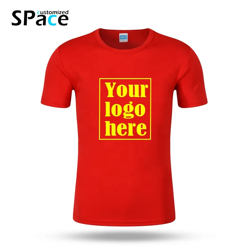 Best Selling Men T Shirts custom logo Marathon Fast-Dry T-Shirt NO Brand 2019 Male Short Sleeve Cool T-Shirts Designs QUICK DRY