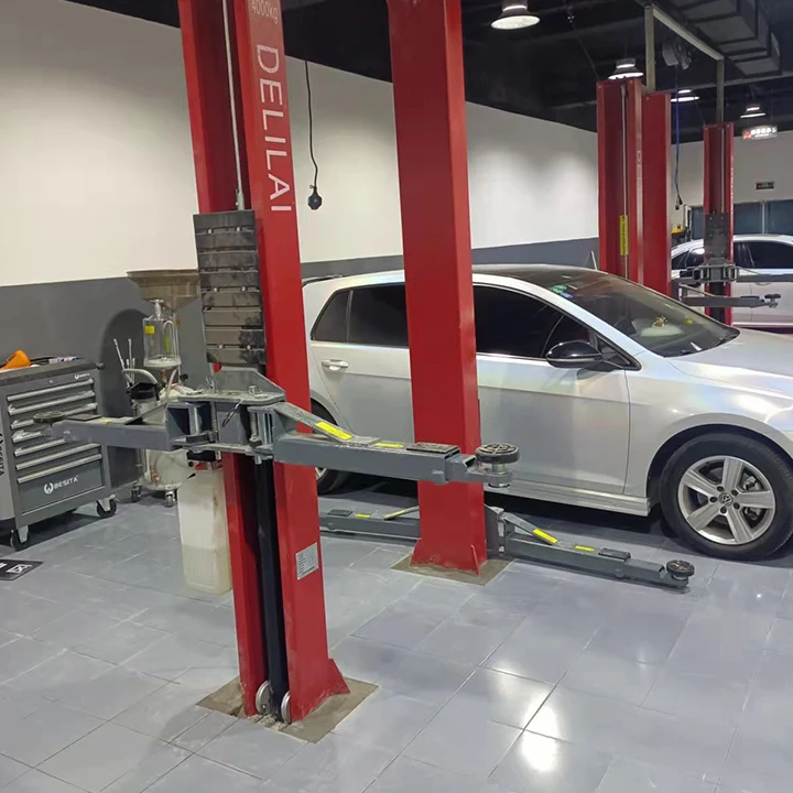 Customized 2 Post 4 ton Hydraulic Cylinders Car Lifts Two Post Lift For Car