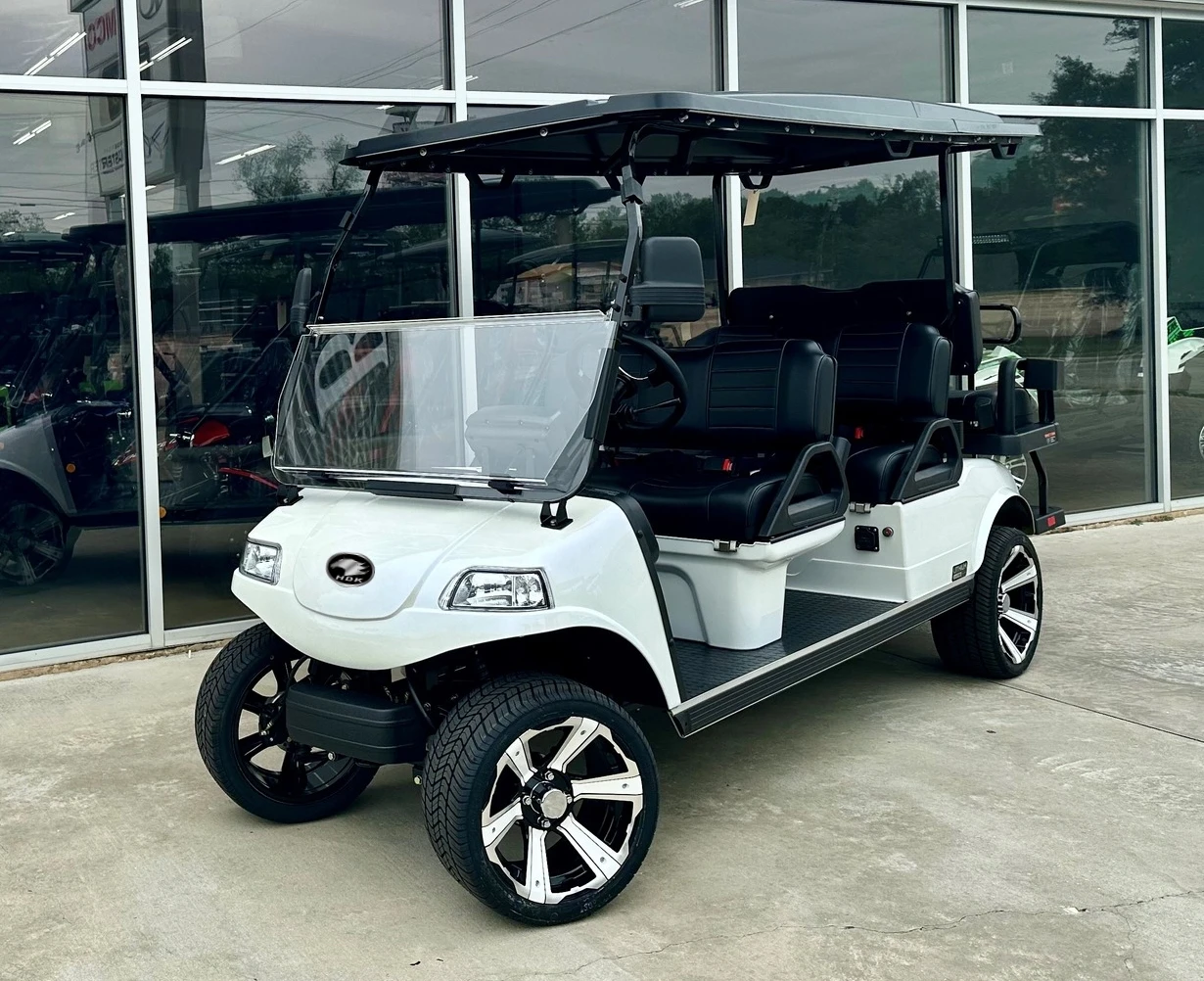 Carrier 6 Plus Good Quality 6 Passengers Lithium Battery Sightseeing Bus HDK EVOLUTION Electric Golf Cart