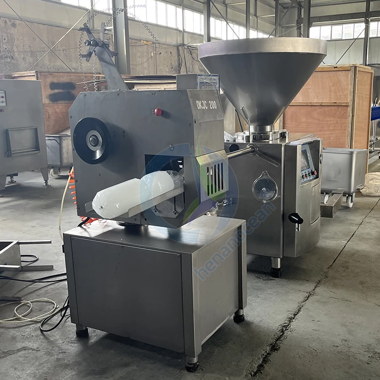 2024 Industrial vacuum Sausage Filling Machine Electric Automatic Sausage Filler And Twist Machine